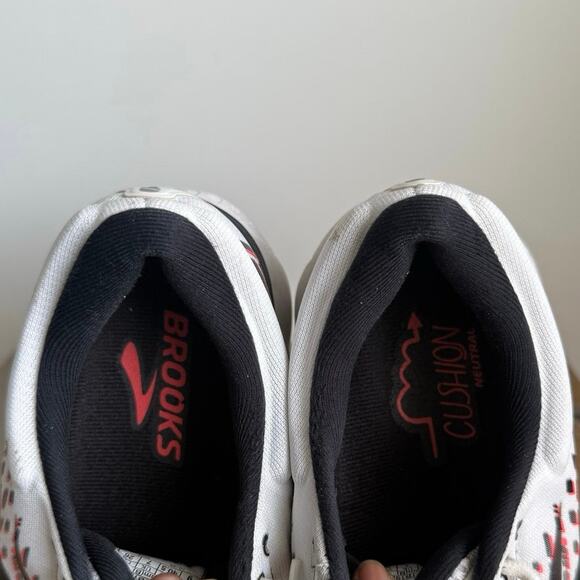 Brooks Ghost 13 White/Black Women Running Sneakers- SZ 9 - Picture 11 of 16